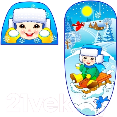 Снегокат детский ПТК Барс Comfort Зимняя сказка Иванушка
