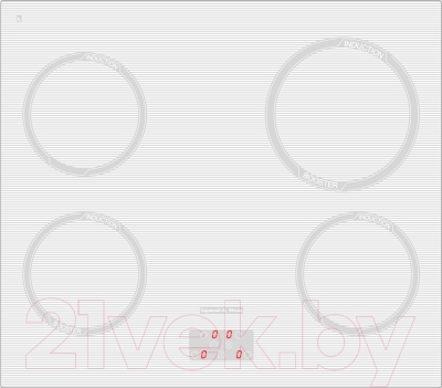 Индукционная варочная панель Zigmund & Shtain CIS 299.60 WX