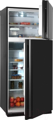 Холодильник с морозильником Sharp SJ-XE59PMSL