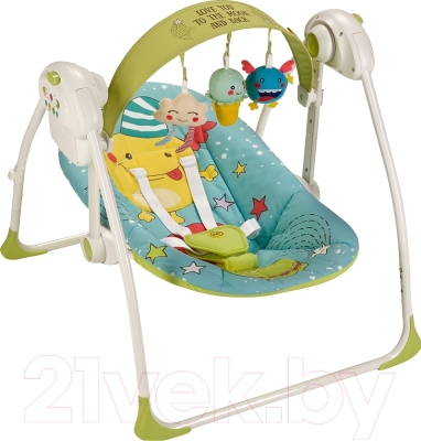 Качели для новорожденных Happy Baby Jolly (голубой)