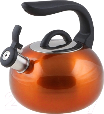 Чайник со свистком Perfecto Linea Focus 52-027014 (оранжевый металлик)