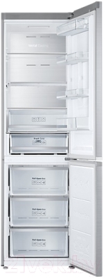 Холодильник с морозильником Samsung RB41J7861S4/WT