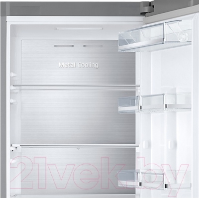 Холодильник с морозильником Samsung RB41J7861S4/WT