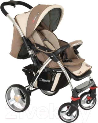 Детская прогулочная коляска Adamex Monza (коричневый)