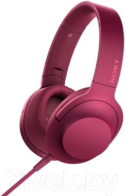 Наушники-гарнитура Sony MDR-100AAPP (малиново-розовый)