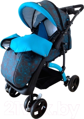 Детская прогулочная коляска Babyhit Flora (синий)