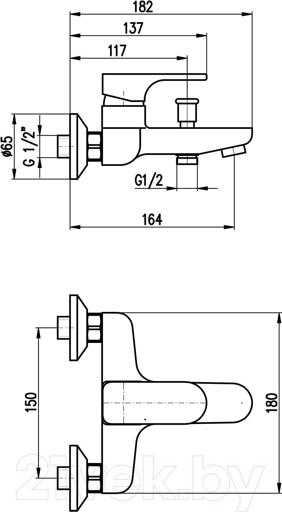 Смеситель Slezak RAV Yukon YU154.5