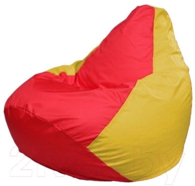Бескаркасное кресло Flagman Груша Мини Г0.1-178 (красный/желтый)