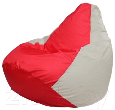 Бескаркасное кресло Flagman Груша Мини Г0.1-181 (красный/белый)