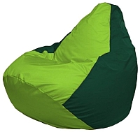 Бескаркасное кресло Flagman Груша Мини Г0.1-185 (салатовый/темно-зеленый) - 