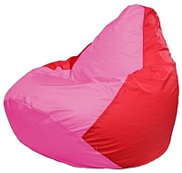Бескаркасное кресло Flagman Груша Мини Г0.1-199 (розовый/красный) - 