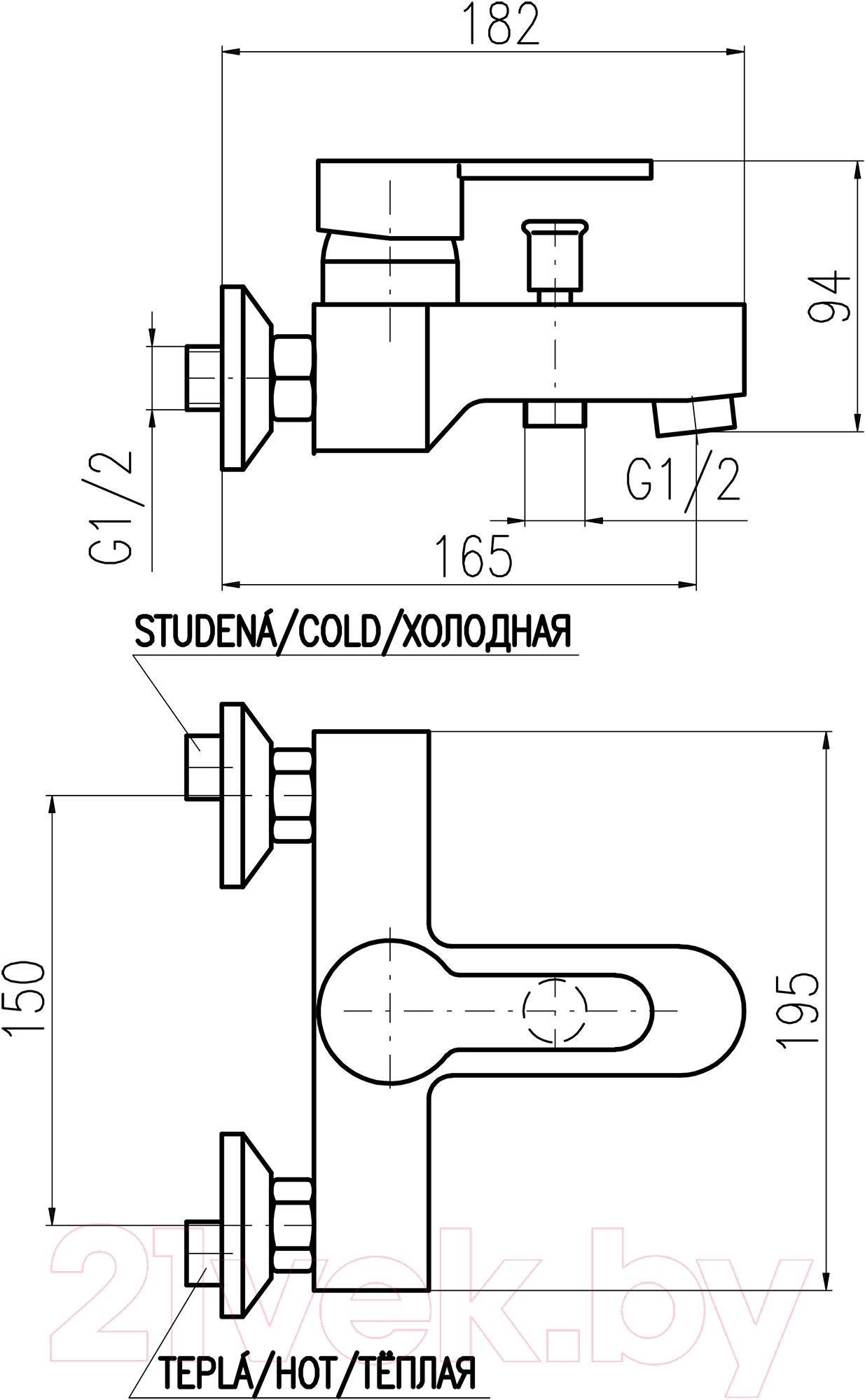 Смеситель Slezak RAV Zambezi ZA054.5