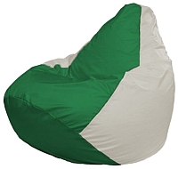 Бескаркасное кресло Flagman Груша Мини Г0.1-244 (зеленый/белый) - 