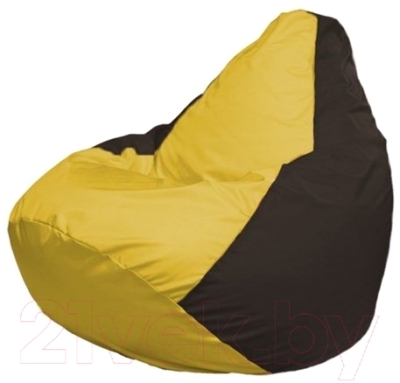 Бескаркасное кресло Flagman Груша Мини Г0.1-261 (желтый/коричневый)