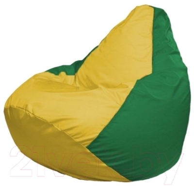 Бескаркасное кресло Flagman Груша Мини Г0.1-262 (желтый/зеленый)