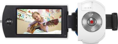 Видеокамера Samsung HMX-QF30 White - вид спереди
