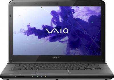 Ноутбук Sony VAIO SV-E1413E1R/B - фронтальный вид