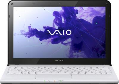 Ноутбук Sony VAIO SV-E1513U1R/W - фронтальный вид