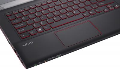Ноутбук Sony VAIO SV-E14A3M1R/B - клавиатура и тачпад