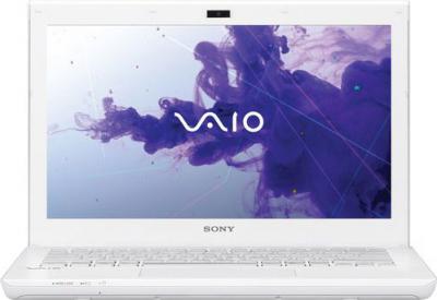 Ноутбук Sony VAIO SV-S1313M1R/W - фронтальный вид