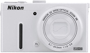 Компактный фотоаппарат Nikon Coolpix P330 White - вид спереди