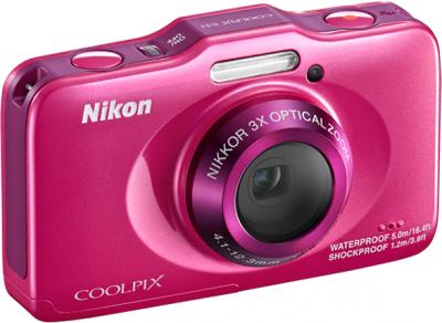 Компактный фотоаппарат Nikon Coolpix S31 Pink - общий вид