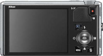 Компактный фотоаппарат Nikon Coolpix S9400 Silver - вид сзади