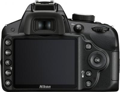 Зеркальный фотоаппарат Nikon D3200 Kit 18-200mm VR II - вид сзади