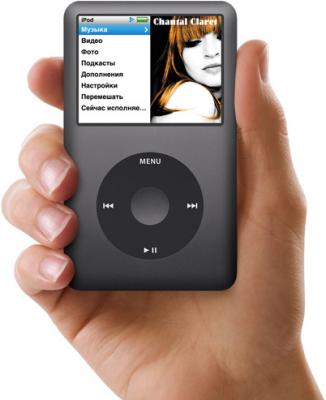 MP3-плеер Apple iPod classic 160Gb MC297QB/A (черный) - вид спереди