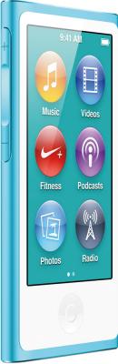 MP3-плеер Apple iPod nano 16Gb MD477QB/A (синий) - вид сбоку