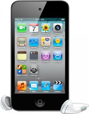 MP3-плеер Apple iPod touch 64Gb MD724RP/A (черно-серебристый) - вид спереди