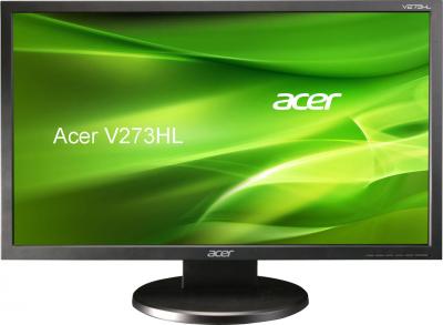 Монитор Acer V273HLAOBMID (UM.HV3EE.A01) - фронтальный вид