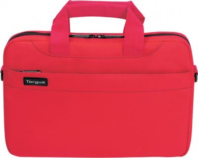 Сумка для ноутбука Targus Slim Netbook Case Red (TSS18004EU) - фронтальный вид