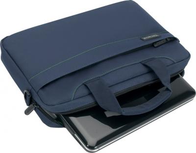 Сумка для ноутбука Targus Slim Netbook Case Blue (TSS18005EU) - общий вид с нетбуком