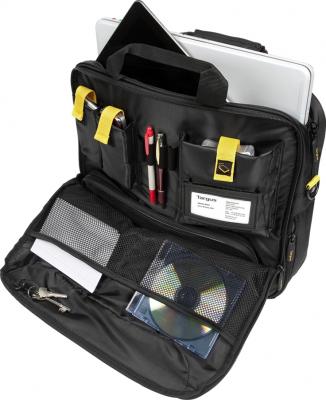 Сумка для ноутбука Targus TCG300 Black - изнутри первый карман