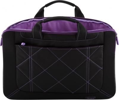 Сумка для ноутбука Targus Pulse Black-Purple (TSS57401EU-50) - изнутри