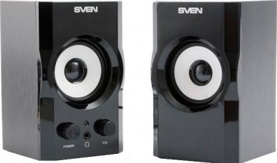 Мультимедиа акустика Sven SPS-605 (черный) - общий вид