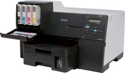 Принтер Epson Stylus B-510DN - общий вид с картриджами