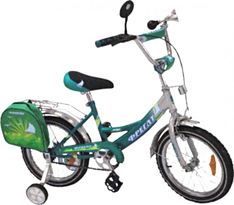 Детский велосипед Фрегат BF-1402 Зеленый - общий вид