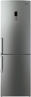 Холодильник с морозильником LG GA-B439YMQA - вид спереди