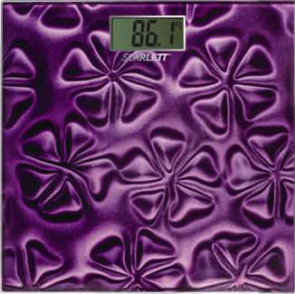 Напольные весы электронные Scarlett SC-2218 Purple - общий вид