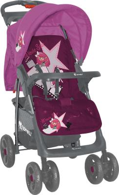 Детская прогулочная коляска Lorelli Foxy (Pink Movie Star) - общий вид