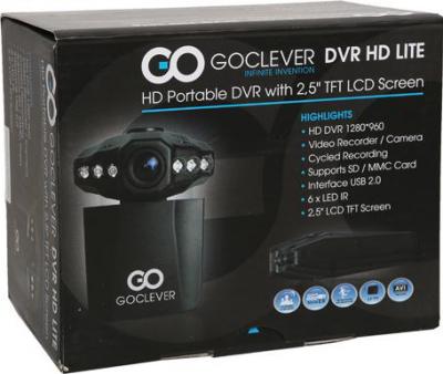 Автомобильный видеорегистратор GoClever DVR HD LITE - коробка