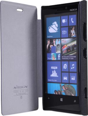 Чехол-флип Nillkin Tree Texture Black (для Lumia 920) - общий вид