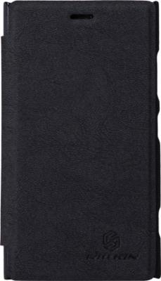 Чехол-флип Nillkin Tree Texture Black (для Lumia 920) - общий вид