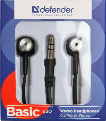 Наушники Defender Basic 620 (черный)