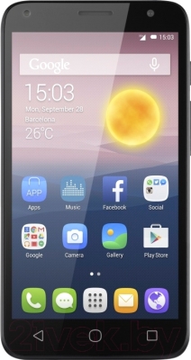Смартфон Alcatel One Touch Pixi 4(5) / 5010D (черный/голубой)