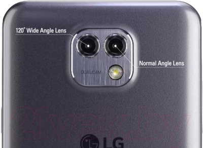 Смартфон LG X Cam / K580DS (серебристый металлик)