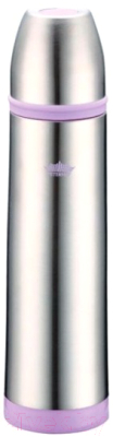 Термос для напитков Peterhof PH-12409-10 (фиолетовый/серебристый)
