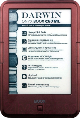 Электронная книга Onyx Boox C67ML Darwin (коричневый)